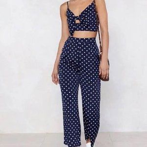 Nasty Gal Polka Dot Set